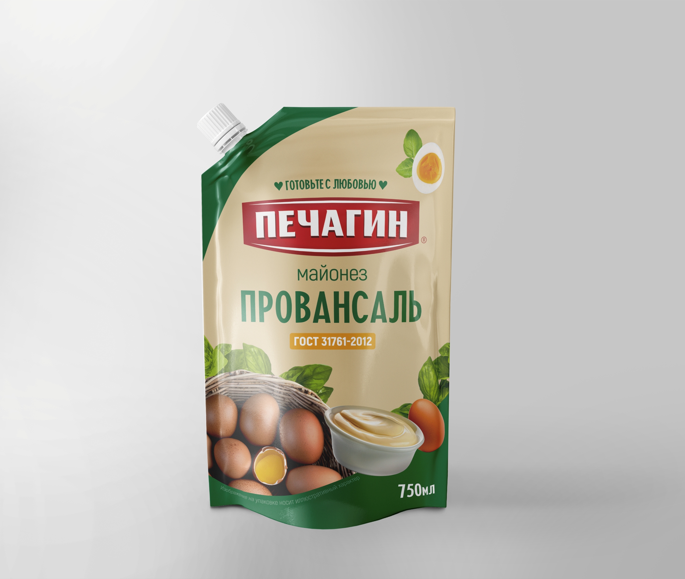 Майонез "Печагин" Провансаль 50% 750мл