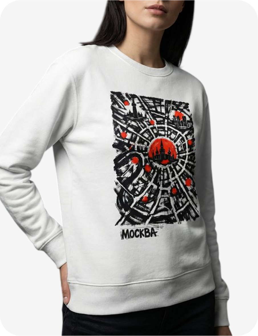 Свитшот "Сердце Мегаполиса"