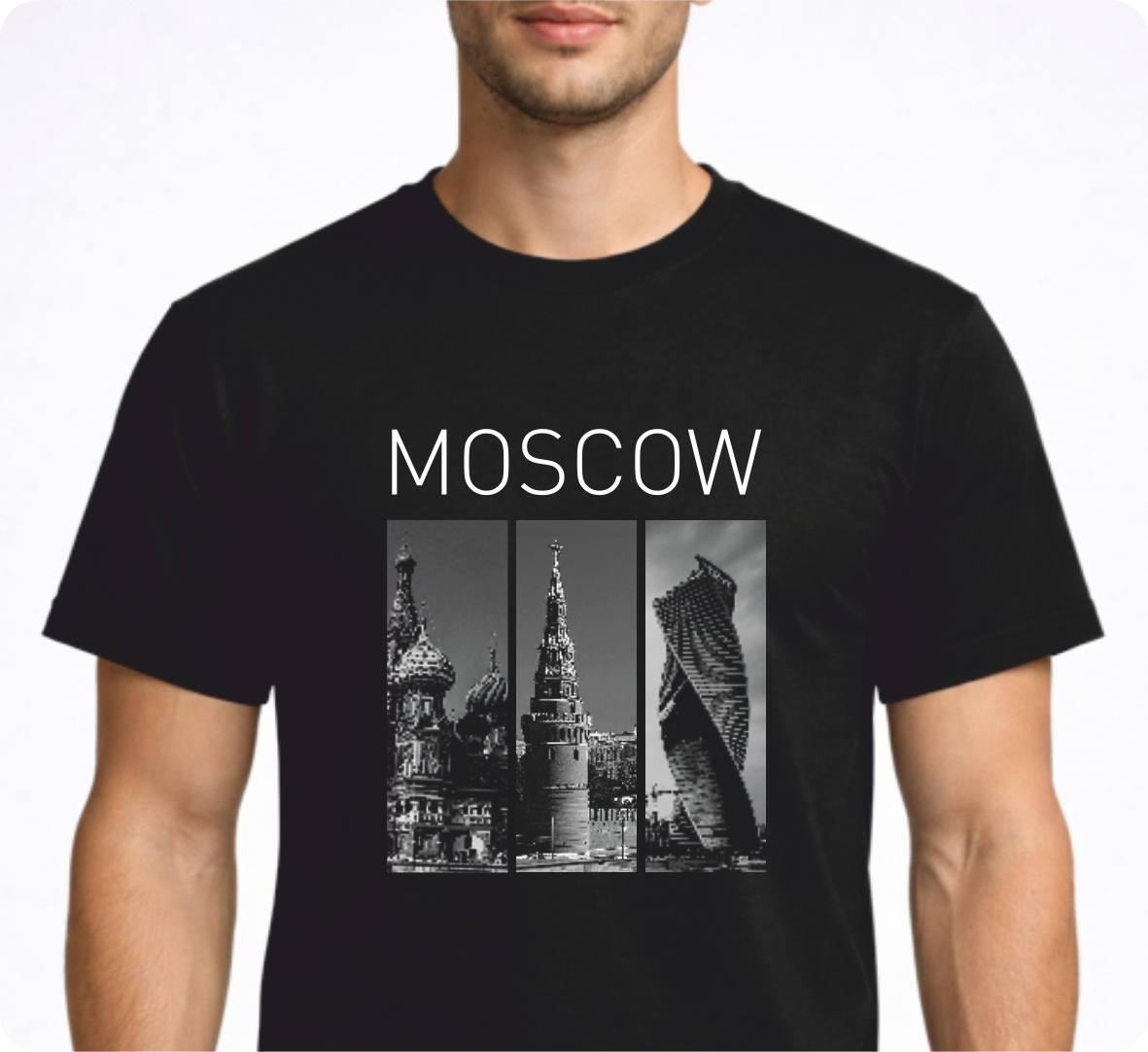 Футболка "Moscow: Две Эпохи"