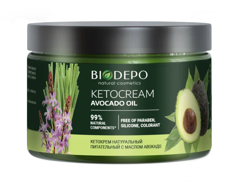 Кето-крем Biodepo натуральный питательный универсальный