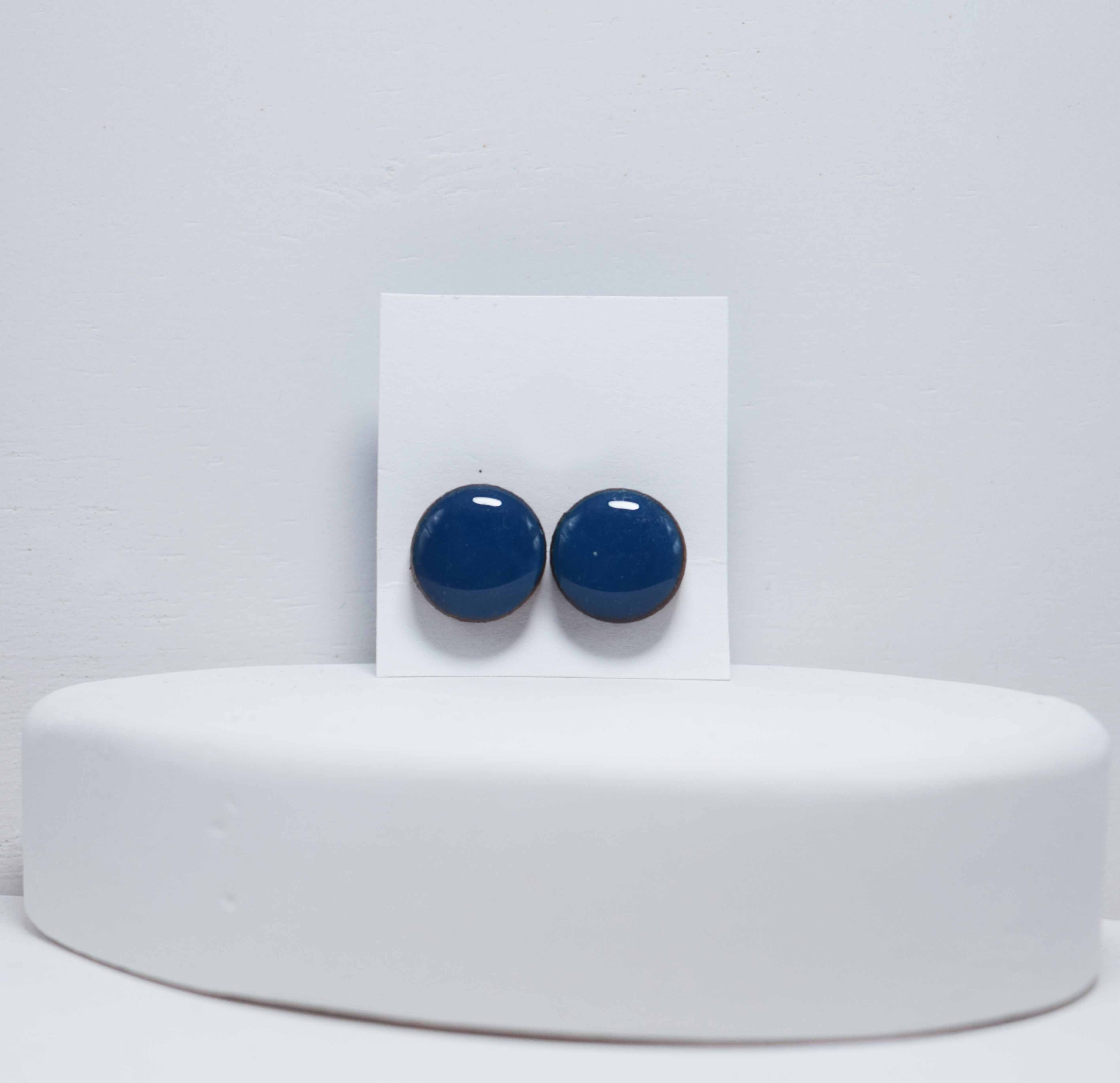 Серьги Темно-синего цвета