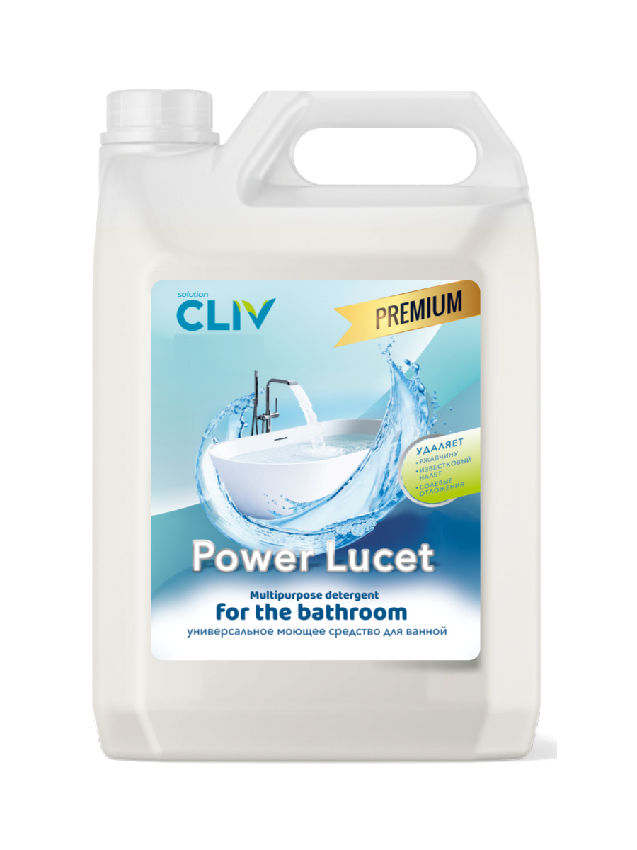CLIV solution Универсальное моющее средство для ванной, 5л
