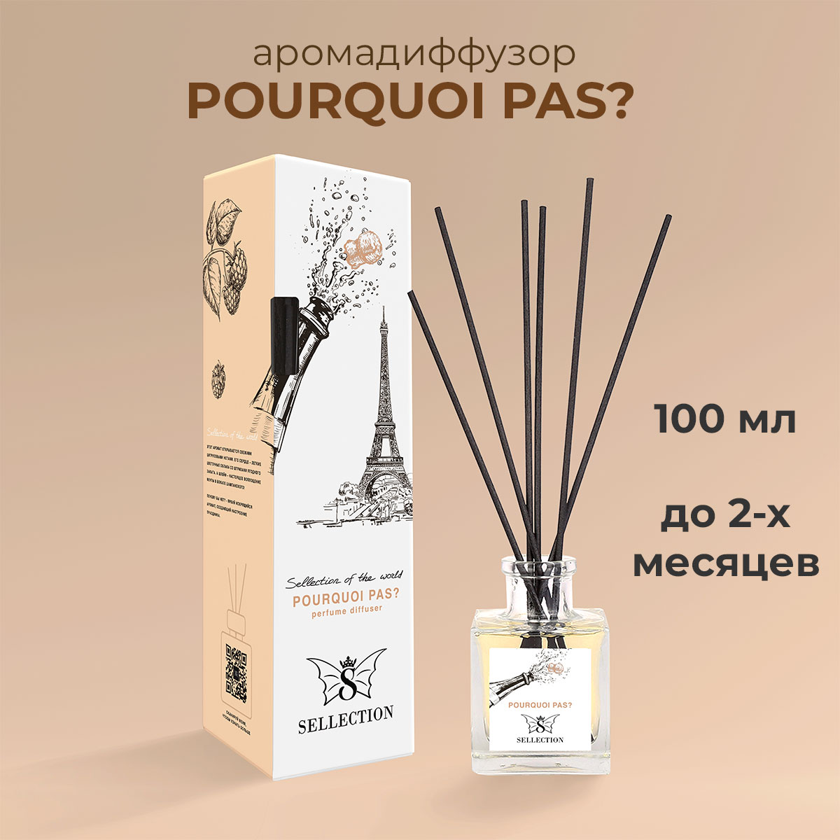 Аромадиффузор "Pourquoi pas?", 100 мл