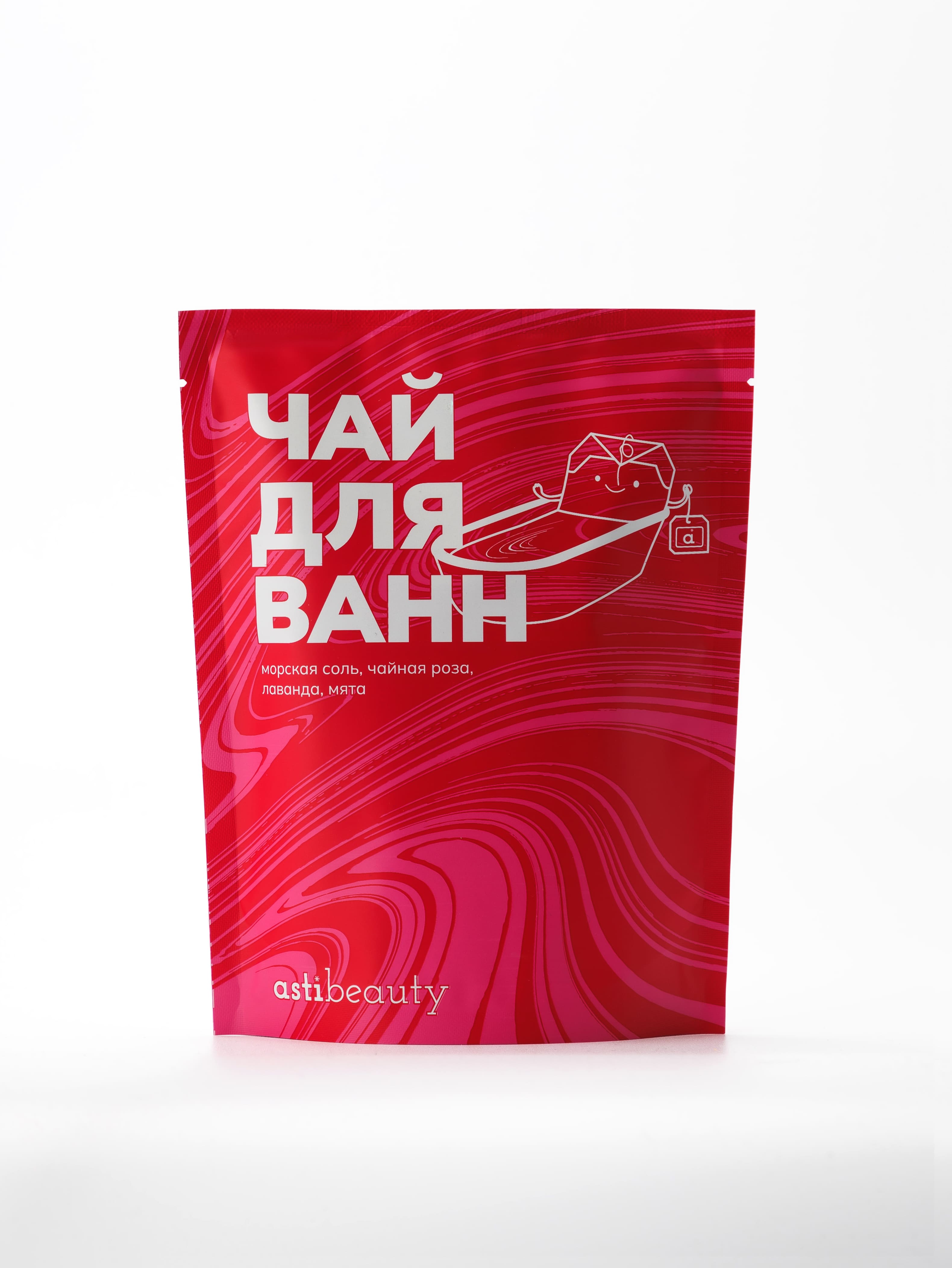 AstiBeauty - Чай для ванн - Лаванда, мята, чайная роза
