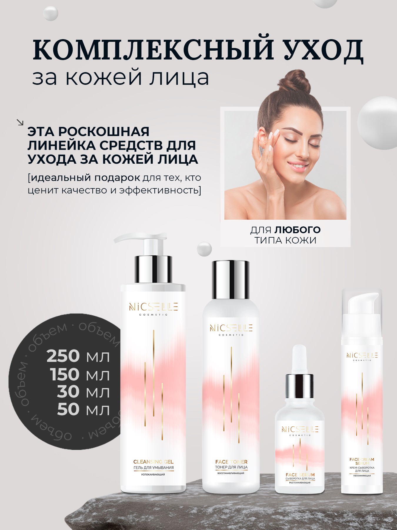 Набор косметики для лица "Комплексный уход"