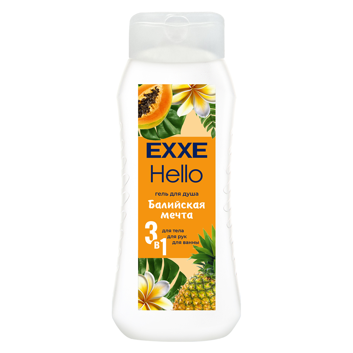 EXXE Hello Гель для душа 3в1 "Балийская мечта", 400 мл