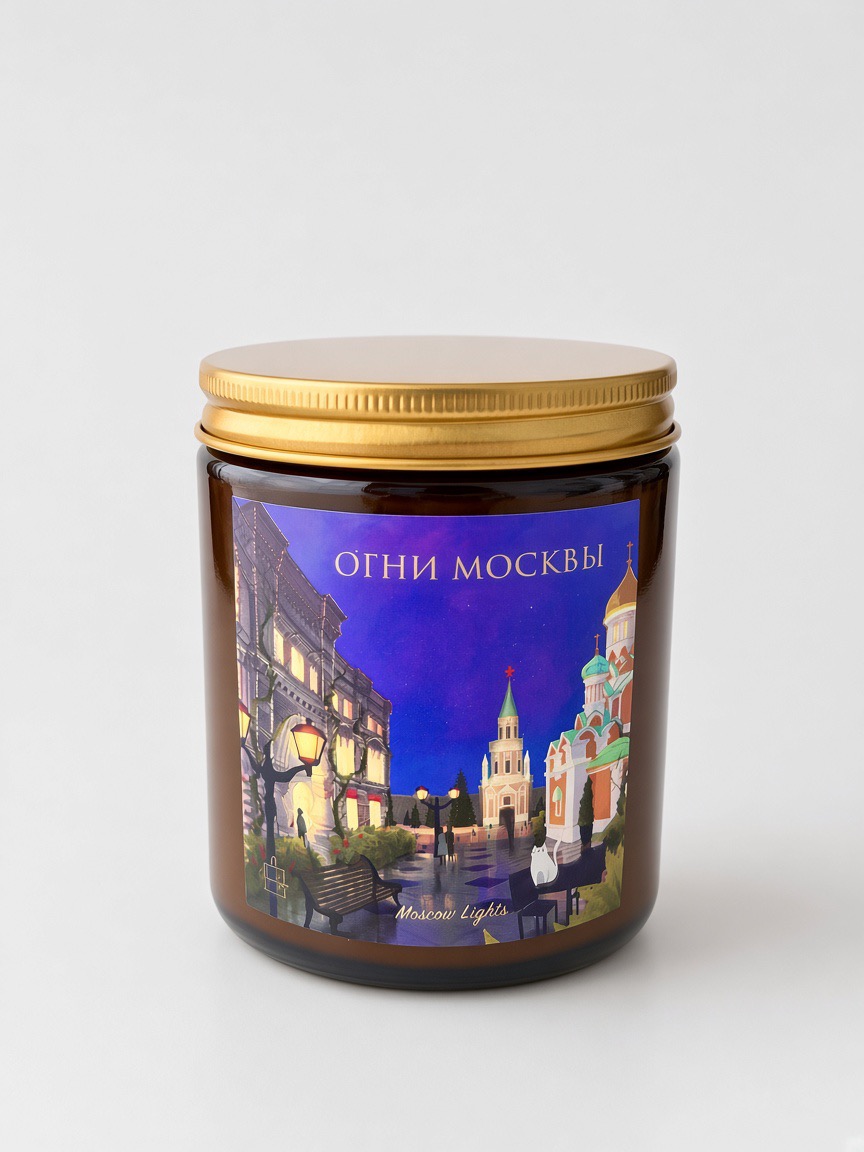 Свеча "Огни Москвы"