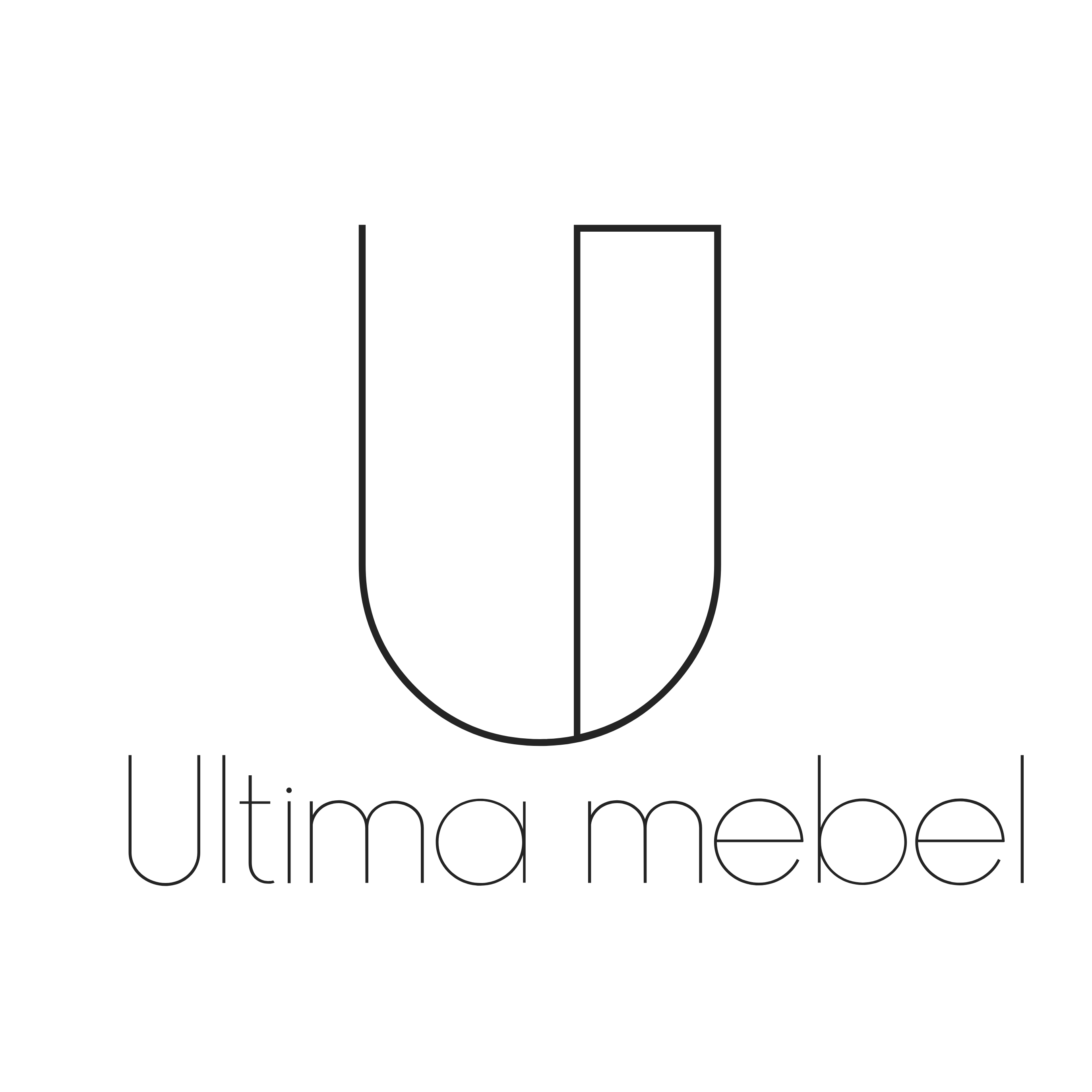 Логотип компании Ultima mebel
