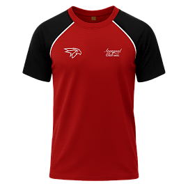 Футболка AVG детская, красный/черный