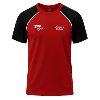 Футболка AVG детская, красный/черный