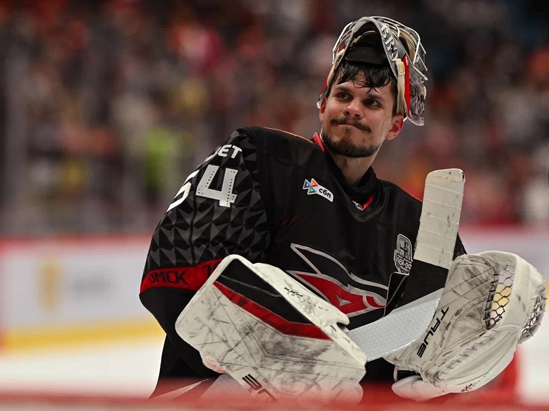 Серебряков стал 12-м вратарём в КХЛ, сыгравшим 50 матчей в плей-офф