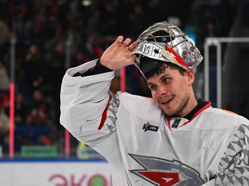 Никита Серебряков вышел на четвёртое место по количеству побед среди вратарей «Авангарда» в КХЛ