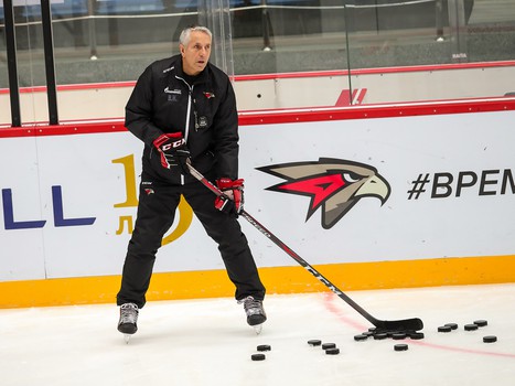 Раскатка «Авангарда» перед матчем с «Куньлунь Ред Стар»