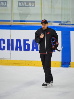 Раскатка "Авангарда" в Астане перед игрой с "Барысом"