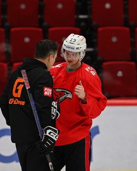 Тренировка «Авангарда» в Омске