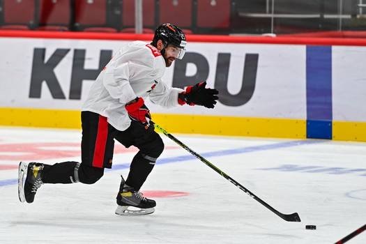 Раскатка «Авангарда» перед матчем с «Амуром»