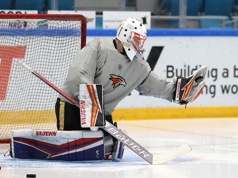 Тренировка «Авангарда» перед матчем в Нур-Султане