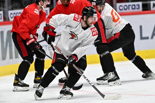 Раскатка «Авангарда» перед пятым матчем серии с «Сибирью»