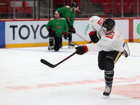 Раскатка «Авангарда» перед матчем с ХК «Сочи»