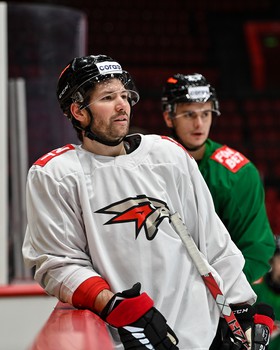 Раскатка «Авангарда» перед матчем с «Амуром»