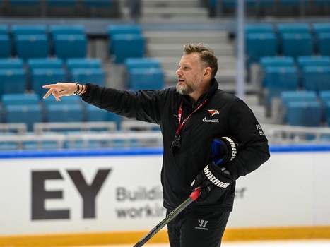 Раскатка «Авангарда» перед матчем в Нур-Султане