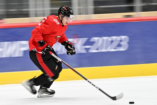 Тренировка «Авангарда» в Омске