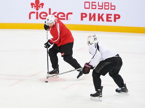 Раскатка "Авангарда" перед выездным матчем с "Ак Барсом"