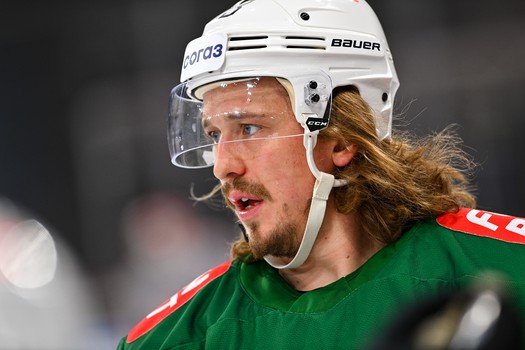 Раскатка «Авангарда» перед матчем в Магнитогорске