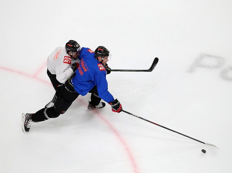 Тренировка «Авангарда» во время паузы в чемпионате