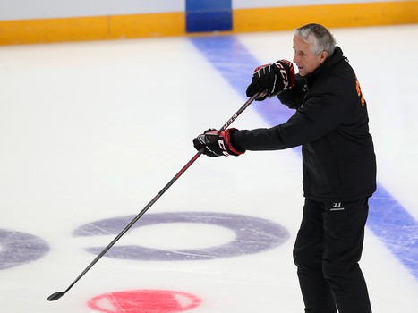 Раскатка «Авангарда» перед матчем с «Сибирью»