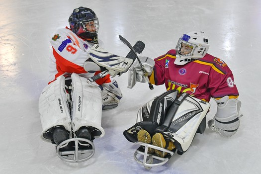 Турнир по следж-хоккею в Омске, день 1
