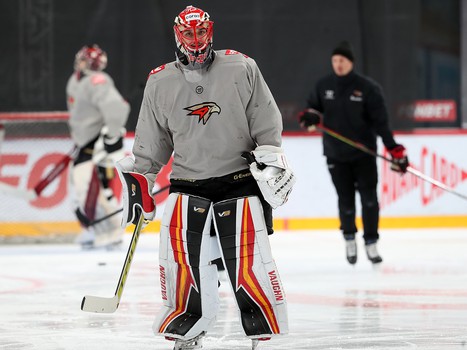 Тренировка «Авангарда» во время паузы в чемпионате