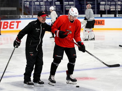 Раскатка «Авангарда» перед выездным матчем с «Ак Барсом»