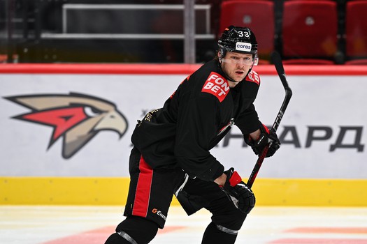 Тренировка «Авангарда» перед матчем с «Адмиралом»