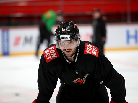 Раскатка «Авангарда» перед матчем с «Локомотивом»