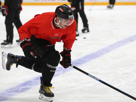 Раскатка «Авангарда» перед матчем с «Салаватом Юлаевым»