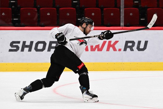 Раскатка «Авангарда» перед матчем с «Автомобилистом»