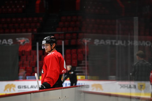 Раскатка «Авангарда» перед матчем с «Салаватом Юлаевым»