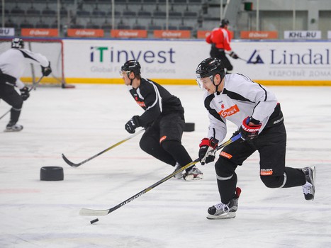 Первая тренировка "Авангарда" под руководством Андрея Скабелки