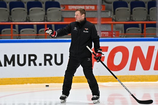 Тренировка «Авангарда» в Хабаровске