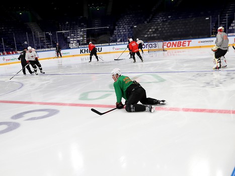 Раскатка «Авангарда» перед вторым матчем серии с «Ак Барсом»