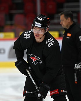 Раскатка «Авангарда» перед матчем с «Металлургом»