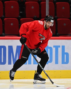 Раскатка «Авангарда» перед матчем с «Торпедо»