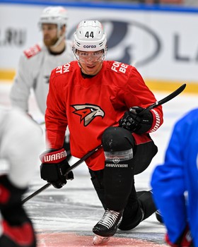 Тренировка «Авангарда» в Хабаровске