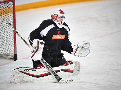 Раскатка "Авангарда" перед матчем с "Адмиралом"