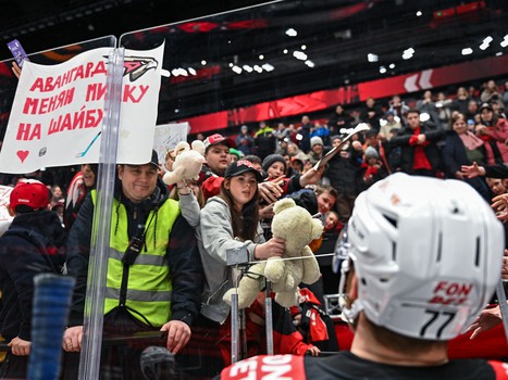 Открытая тренировка «Авангарда» перед финалом Востока