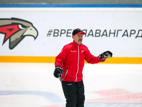 Раскатка «Авангарда» перед матчем с «Автомобилистом»