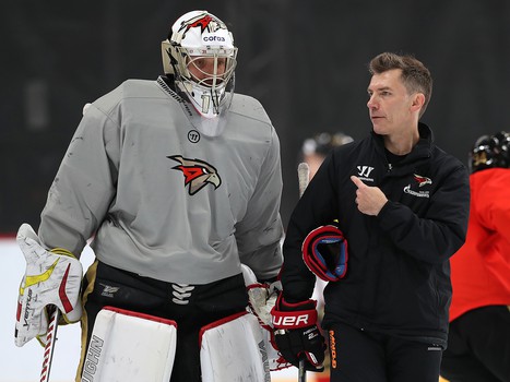 Раскатка «Авангарда» перед матчем с «Адмиралом»