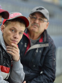 Встреча Владимира Шалаева и Евгения Корноухова с болельщиками