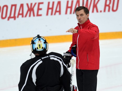 Раскатка "Авангарда" перед матчем с "Ак Барсом"